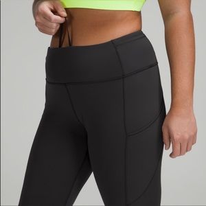 Lululemon fast and free crop 23” size 6